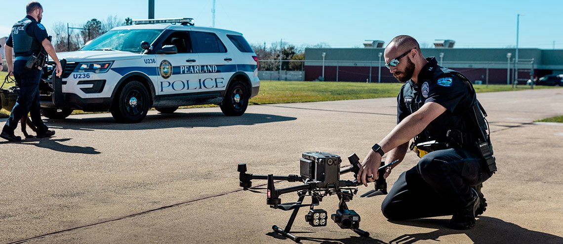 Civil security - law enforcement drone deployment