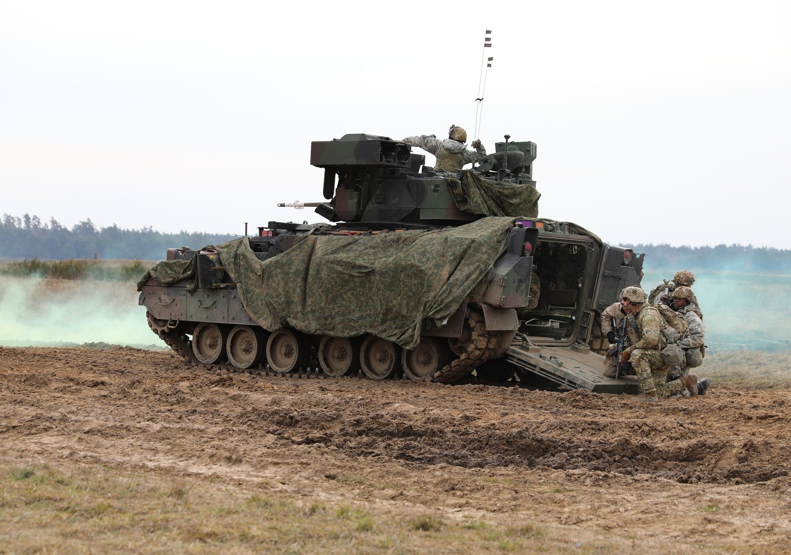 Force protection - deployed armored unit